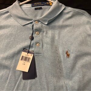 Polo by Ralph Lauren Men's Sky Blue Polo Shirt